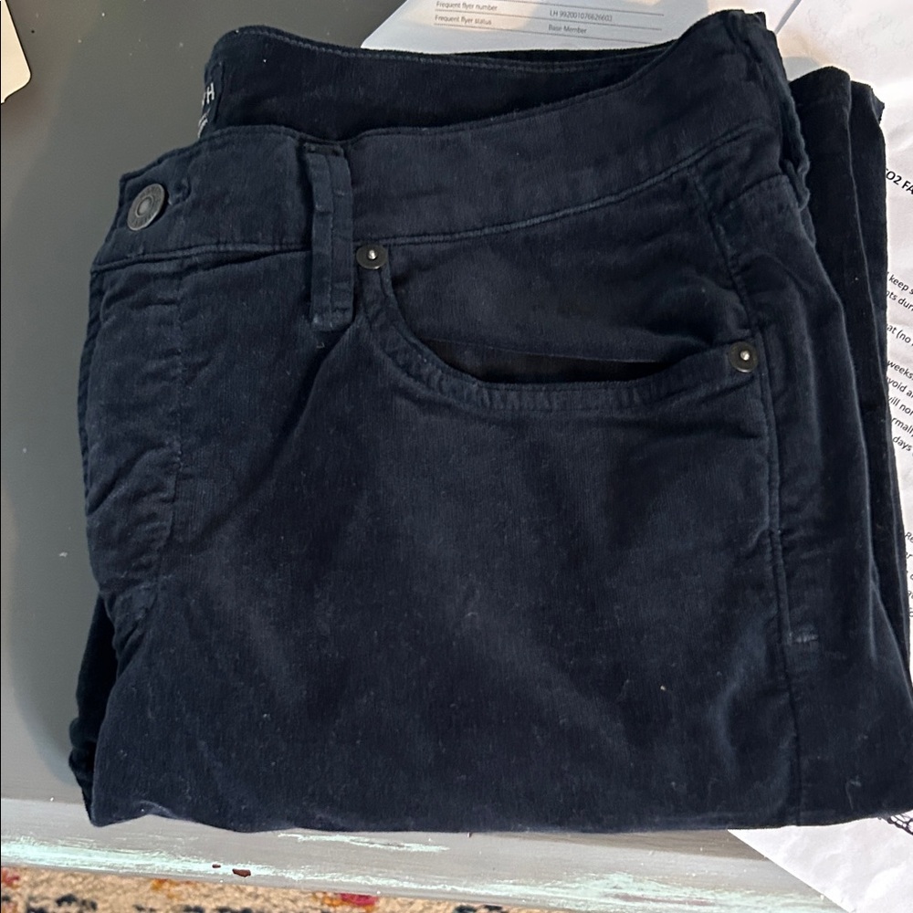 Citizens Of Humanity Navy Corduroy Trousers
